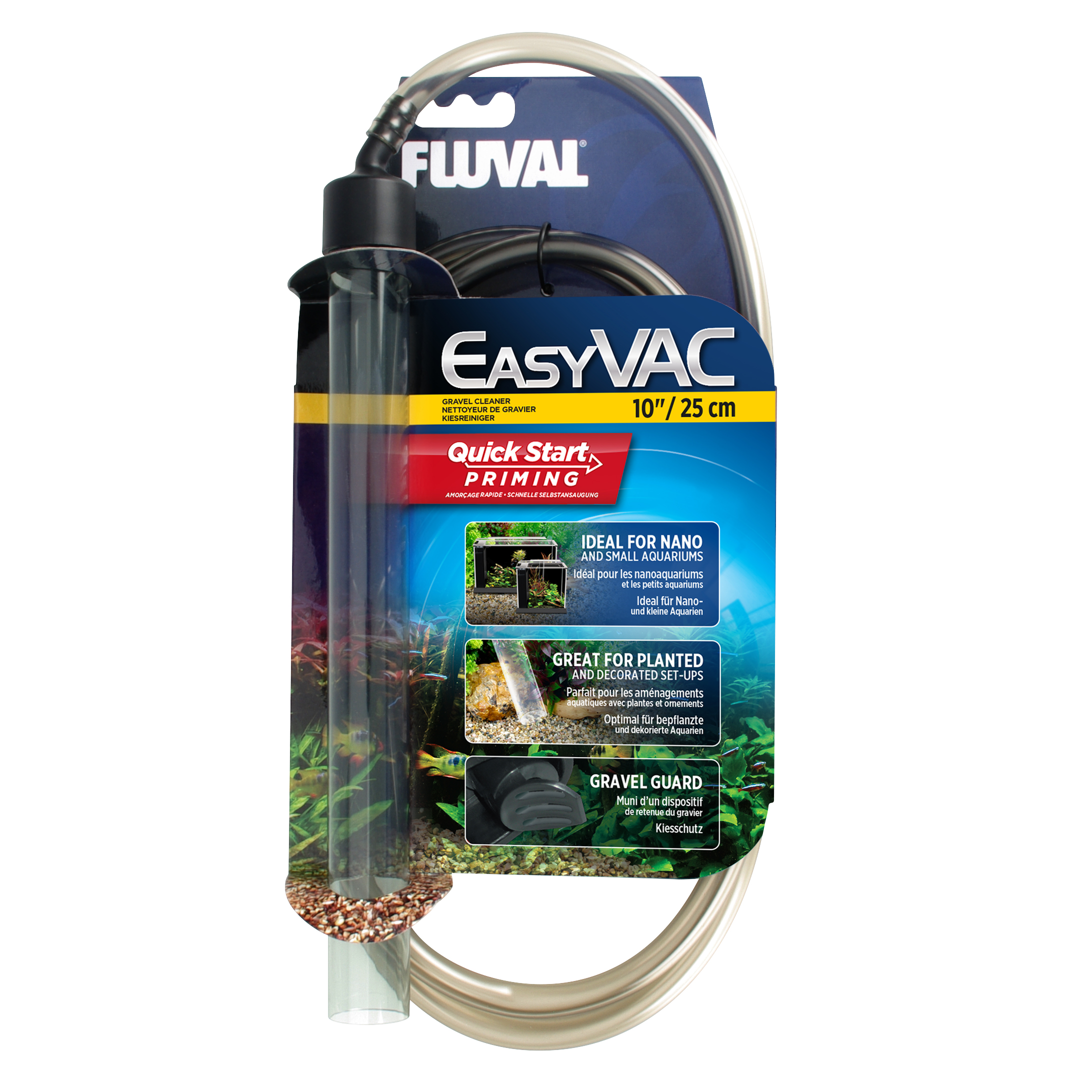 Nettoyeur de gravier EasyVac, mini, 25 cm (10 po) - Fluval Aquatics Canada