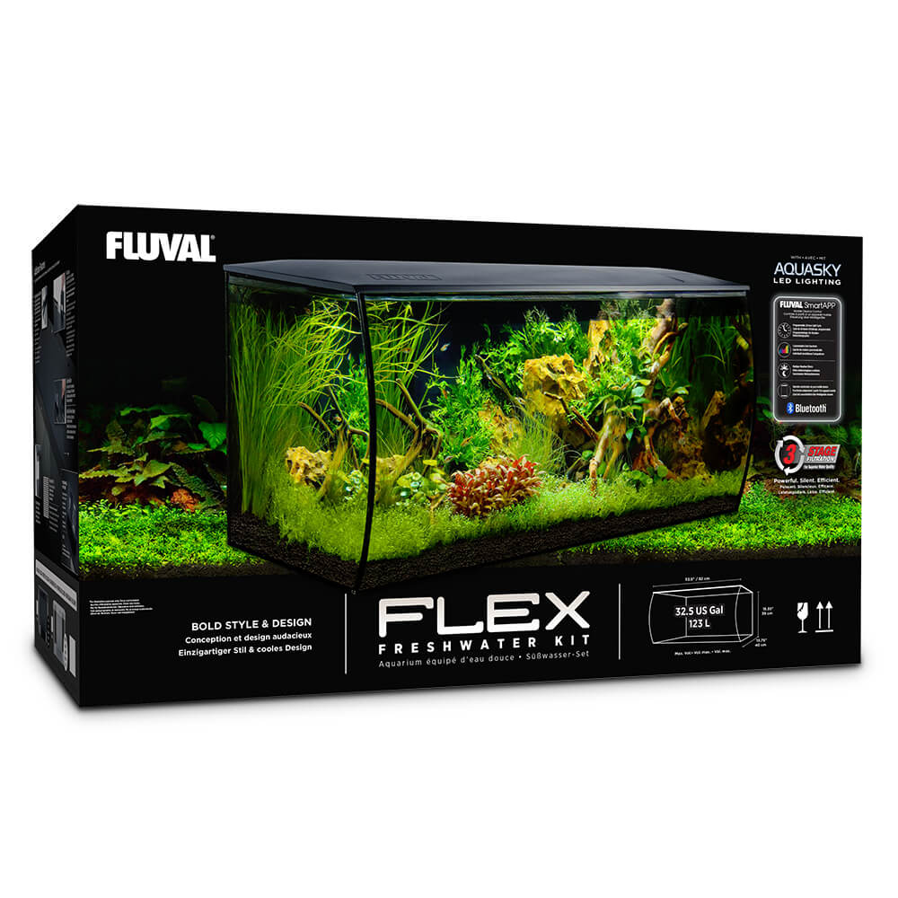 Flex Aquarium Kit, 32.5 US Gal / 123 L, Black