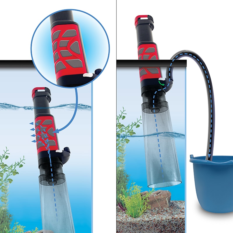 AquaVAC+ Water Changer & Gravel Cleaner - Fluval USA