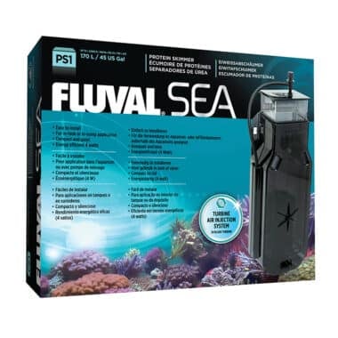 Fluval PS1 Protein Skimmer offers the same great protein-skimming performance of larger alternative brands, but with a space-saving, ultra-silent design that keeps the attention on your reef.
