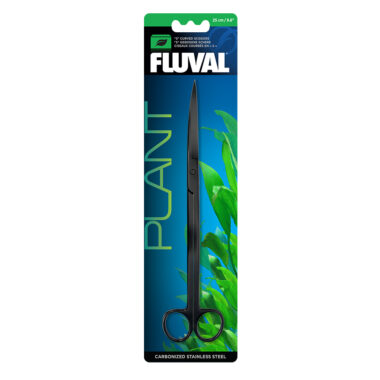 Fluval aquatic S Curved Scissors are ideal for pruning in small aquariums and tight spaces.