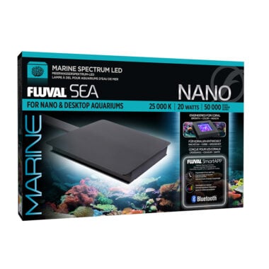 Operated exclusively via the FluvalSmart App on your mobile device, Fluval Marine Nano LED is designed to help you grow brighter, more robust corals in a small saltwater aquarium.
