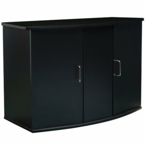 Premium Aquarium Kit (45 Bow) Cabinet, 45 US Gal / 170 L, Black