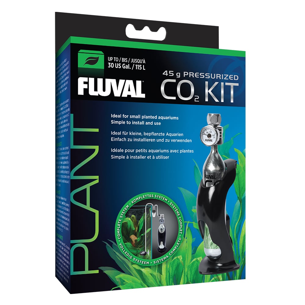 3-Pack Fluval Pressurized 45g CO2 Disposable Replacement Cartridges Aquarium 556 