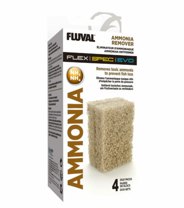Fluval Ammonia Remover is designed to neutralize toxic ammonia, a common issue for new, heavily stocked and overfed aquariums.