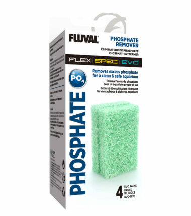 Fluval Phosphate Remover rapidly removes excess phosphate, silicate and dissolved organics to create clean and healthy aquarium water.