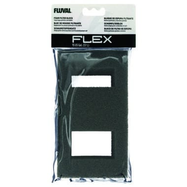The Fluval Flex Foam Filter Block provides effective mechanical filtration by trapping large particles and debris.