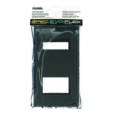 The Fluval Spec/Evo/Flex Foam Filter Block provides effective mechanical filtration by trapping large particles and debris.