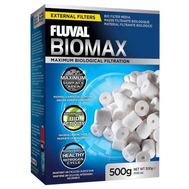 Fluval BIOMAX rings have a complex porous design that ensures optimal contact time as water passes by for efficient biological filtration and beneficial bacteria growth.