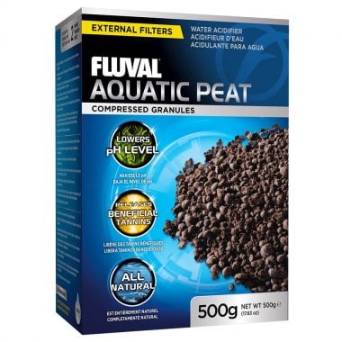Fluval Peat Granules are recommended for fish that prefer soft, acidic water (i.e. Amazonian cichlids, discus, angelfish). They not only provide a natural way to soften aquarium water, but also help achieve pH levels that are needed for breeding certain tropical species.