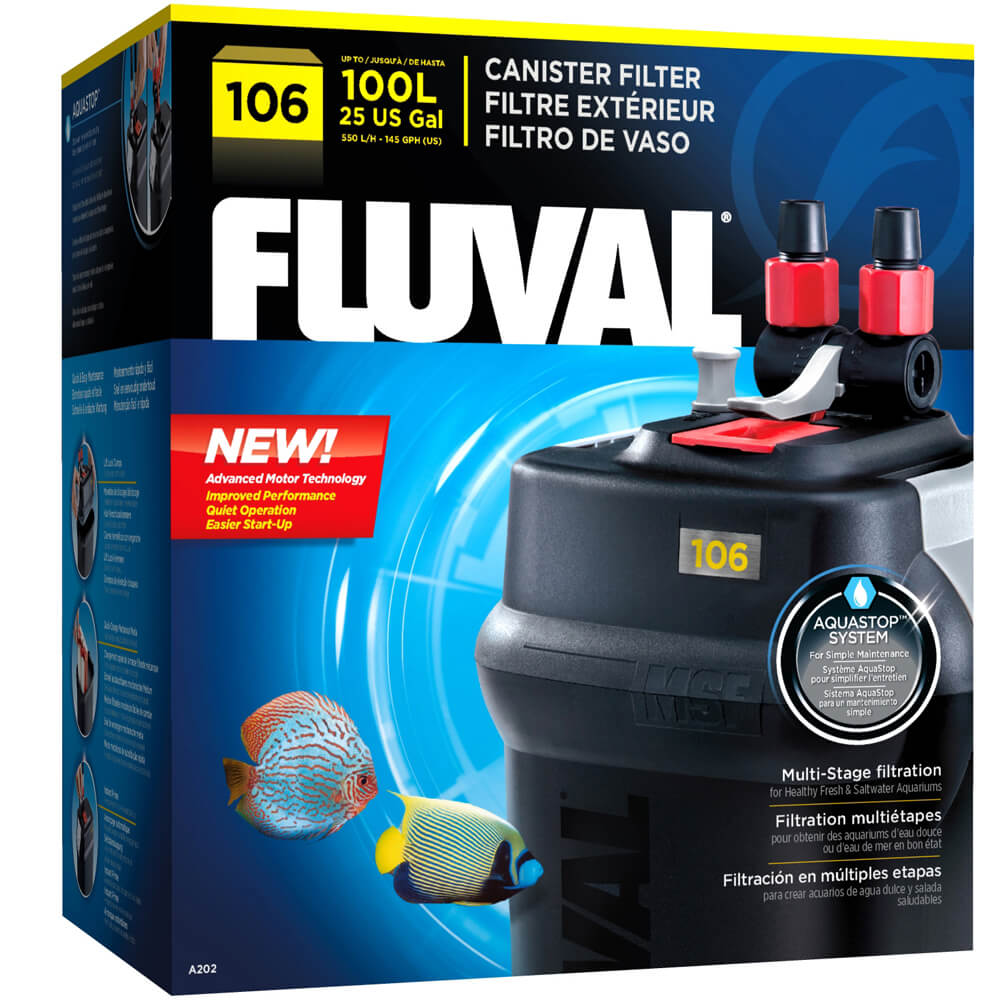 Espuma Filtro Externo Fluval 104 105 106 Pack de 2 Genuino