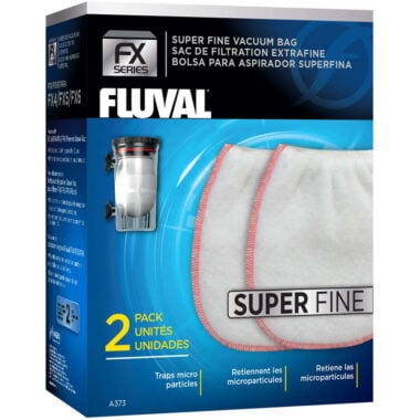 Vacuum Bag for FX Gravel Vac, Super Fine is compatible with the Fluval FX Gravel Vacuum (Item #A370 – sold separately)