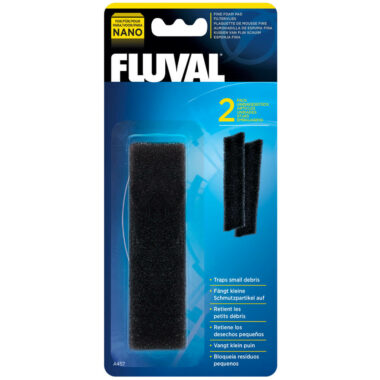 Fluval Fine Foam Pad is Specifically designed for the Fluval Nano Filter (Item #A455), this Fine Foam Pad traps smaller sediment and debris for unparalleled mechanical filtration.