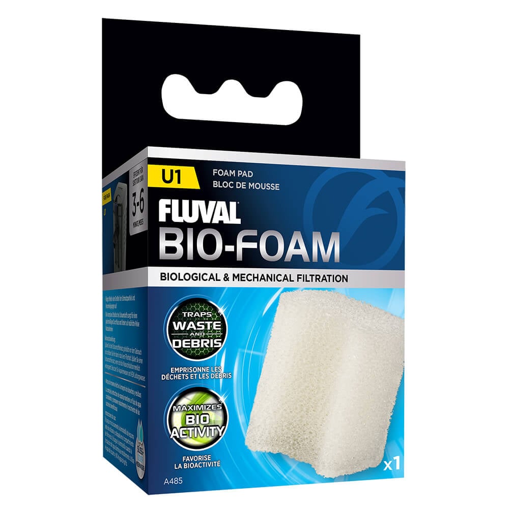 Fluval Bio-Foam Pad is Specifically designed for the Fluval U1 filter, the U1 Bio-Foam Pad captures large particles and debris for effective mechanical filtration.