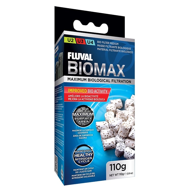 Fluval BIOMAX is Specifically designed for the Fluval U2/U3/U4 filters, BIOMAX provides an optimal environment for the colonization and growth of beneficial bacteria.