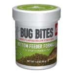 Fluval Bug Bites Bottom Feeder Granules fish food are formulated to address the natural, insect-based feeding habits of fish and include a balanced mix of premium proteins, vitamins and minerals for complete daily nutrition.