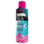 Fluval Calcium helps coral develop a strong skeletal structure without affecting the delicate ionic balance of a marine aquarium.