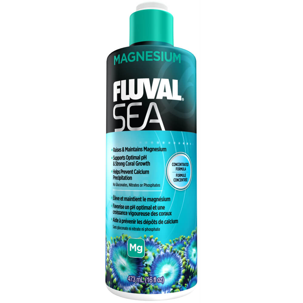 Fluval Magnesium is a concentrated compound formulated to replenish magnesium levels that become depleted naturally over time through coral absorption.