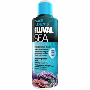 Fluval Trace Elements effectively offsets the ongoing depletion of trace elements caused by protein skimming, chemical filtration and natural biological processes.