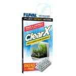 Fluval ClearX helps create clean and healthy living conditions for fish. It effectively traps and controls phosphate, nitrite and nitrate, while eliminating cloudy water, odors and discolorations.