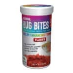 Fluval Bug Bites Color Enhancing Flakes are an Insect Larvae based Fish Food that are formulated to address the natural, insect-based feeding habits of fish and include a balanced mix of premium proteins, vitamins and minerals for complete daily nutrition.