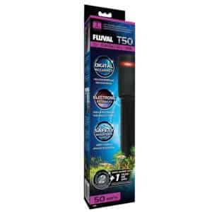 T50 Fully Electronic Aquarium Heater, 50W, up to 15 US Gal / 50 L