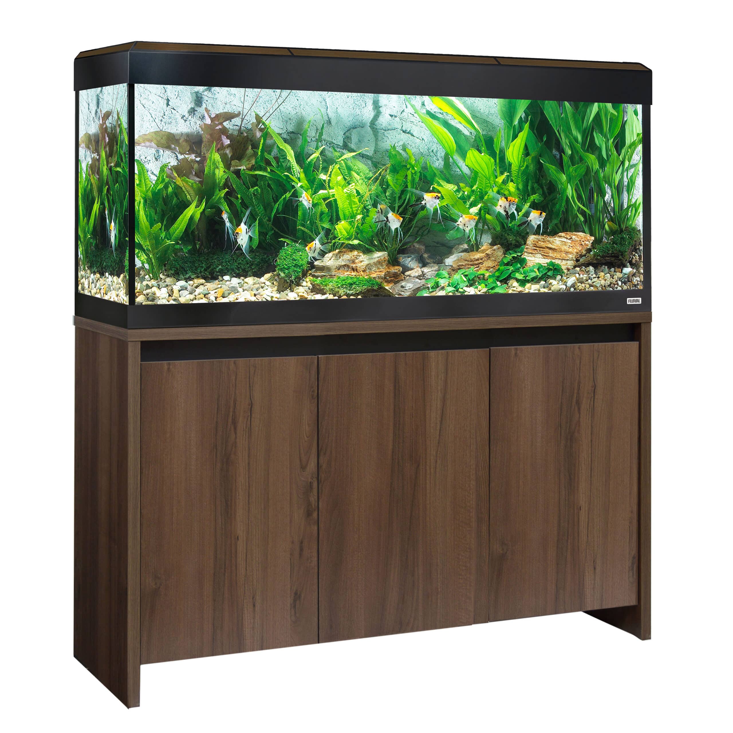 Fluval’s Roma designer aquarium range offers something for every type of Fishkeeper with its contemporary design and clean, simple lines. The full range of Roma aquariums are equipped with energy efficient Bluetooth LED lighting and comes complete with the essential equipment needed to set up your aquarium including a Fluval internal filter and heater.