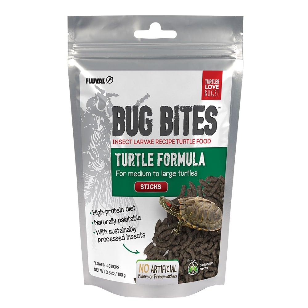 Bug Bites Turtle Sticks - 3.52 oz / 100 g - Fluval USA