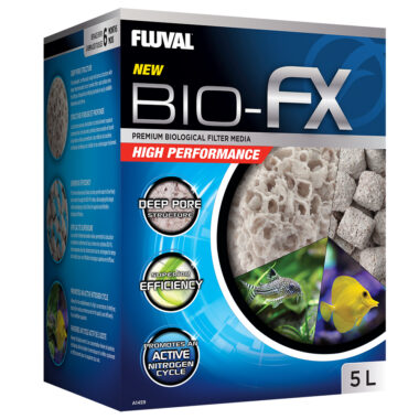 Fluval BIO-FX is a premium biological media designed for use with canister filters and sumps of all sizes, including Fluval’s flagship FX series. Featuring a deep pore structure with interconnected micro-tunnels, BIO-FX offers a vast surface area where billions of beneficial nitrifying bacteria can thrive.