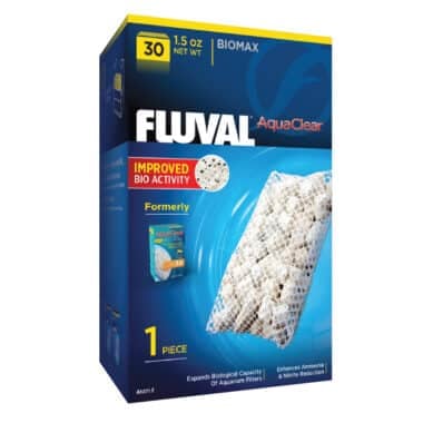 Fluval AquaClear 30 BIOMAX Filter Insert provides an optimal environment for the colonization and growth of beneficial bacteria, which is essential for effective biological filtration and water purification. BIOMAX’s complex bio-ring pore structure allows beneficial, toxin-reducing bacteria to thrive.