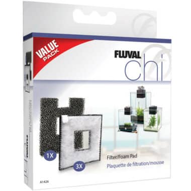 Fluval Filter Foam/Pad Combo Pack is suitable for: – Chi ll Aquarium Filter (Item #10505)