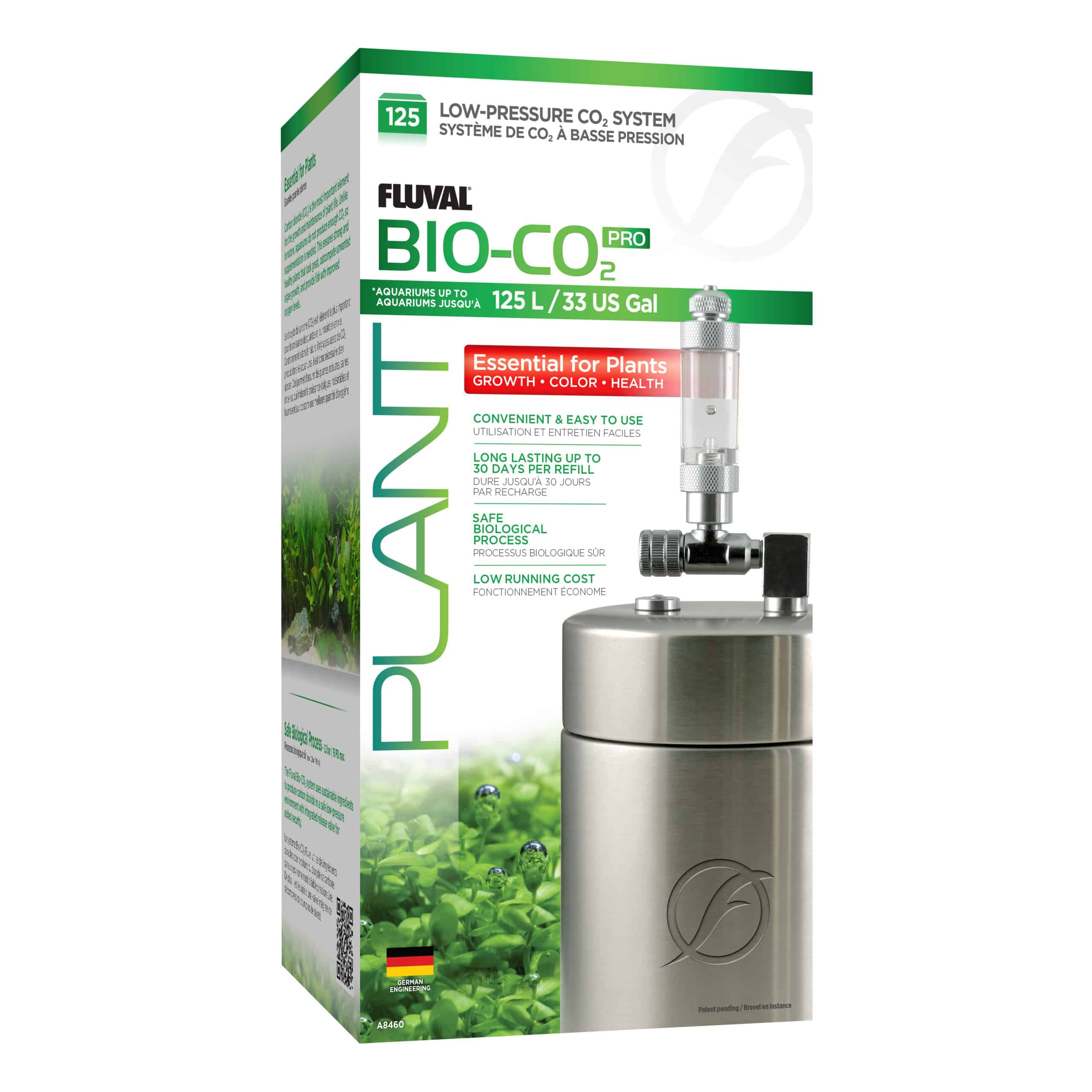 Bio-CO2 Pro Low-Pressure System, up to 33 US Gal / 125 L - Fluval USA